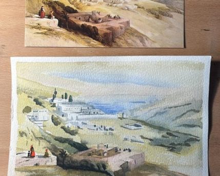 אלכס לזרנקו -בוגר קורס צבעי מים פברואר 2026