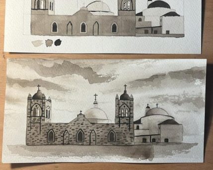 אלכס לזרנקו -בוגר קורס צבעי מים פברואר 2026